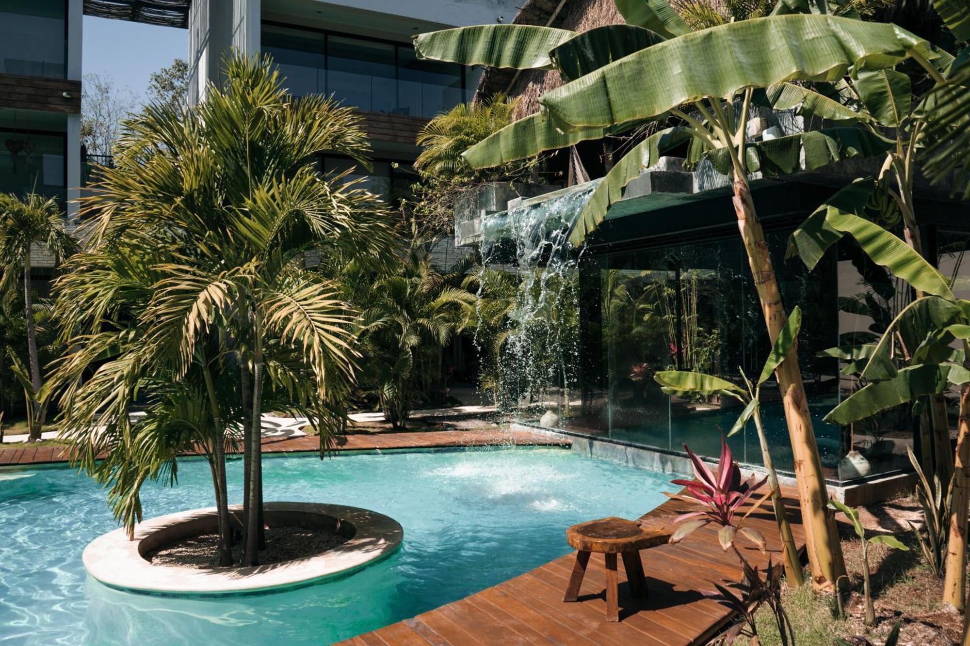 Апартаменты Kinah Retreat - Exclusive Boho Tropical Escape Тулум Экстерьер фото